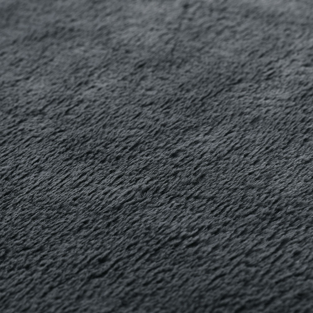 i.Pet Plush Cushion Bed, Large, Grey
