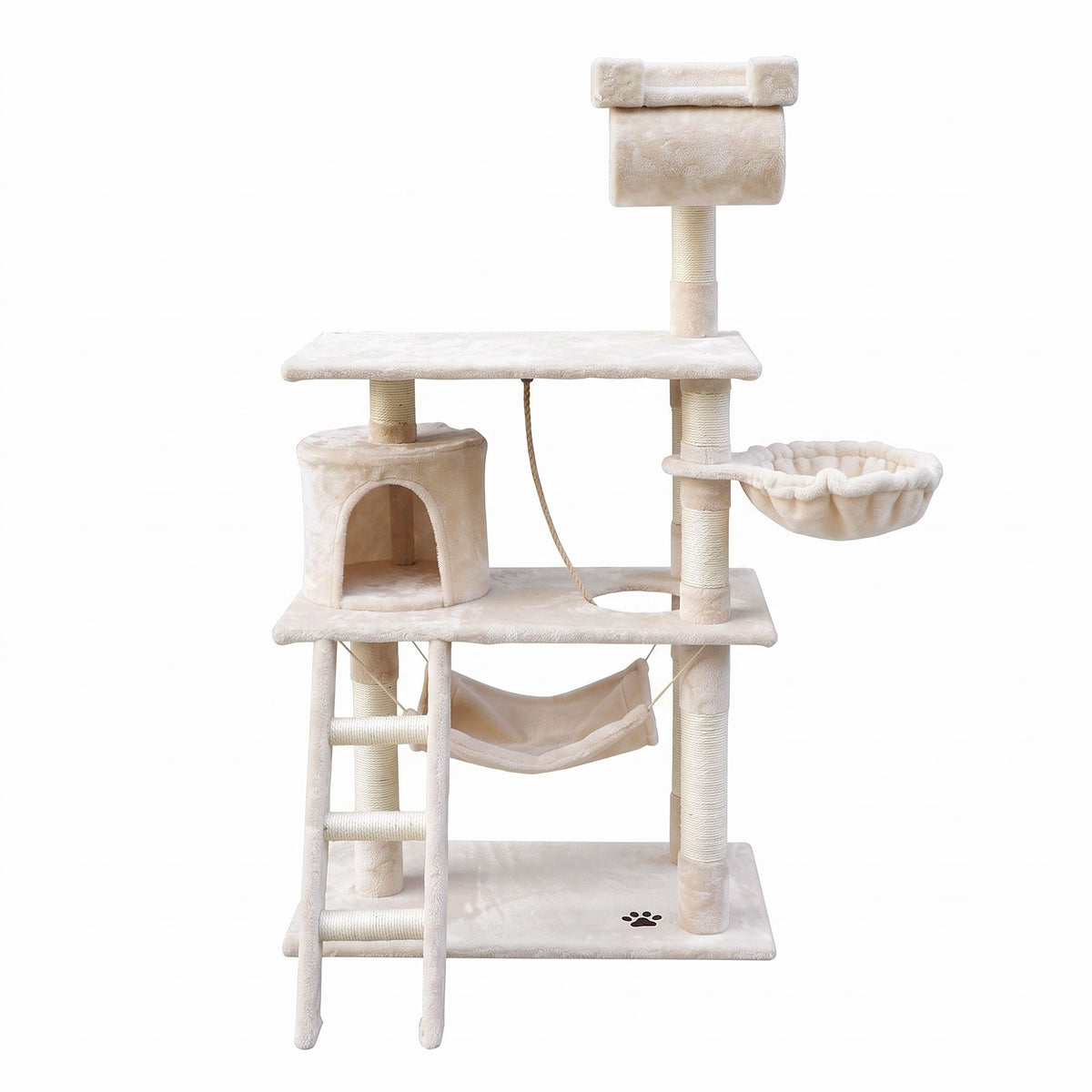 i.Pet Cat Tree, 141 cm, Beige