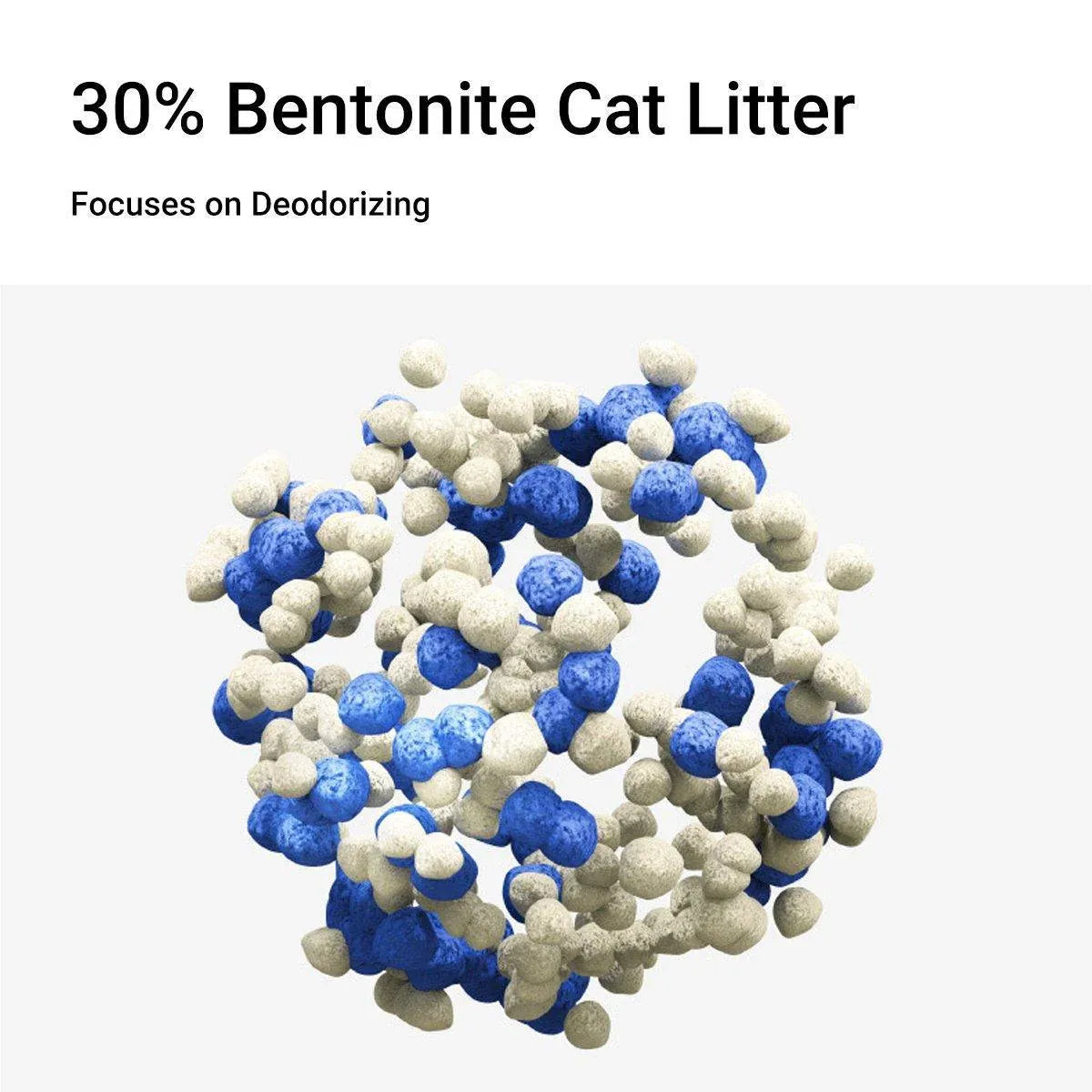 Tofu & Bentonite Clumping Cat Litter, 2.4 kg