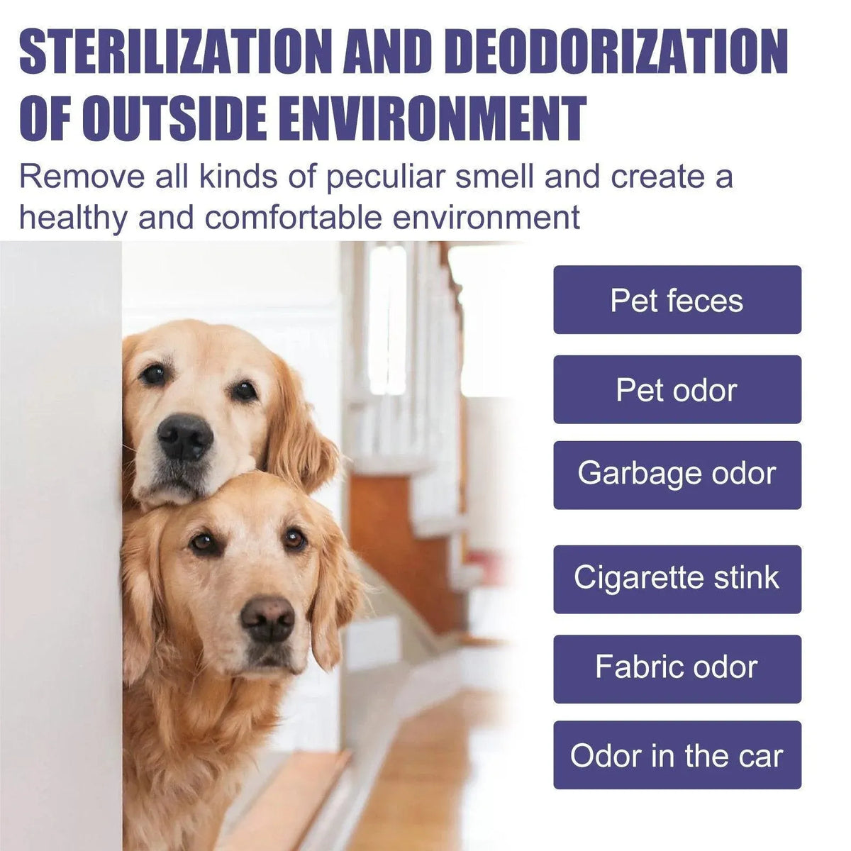 Pet Deodorising Spray for Bedding and Litter Areas, 60 ml