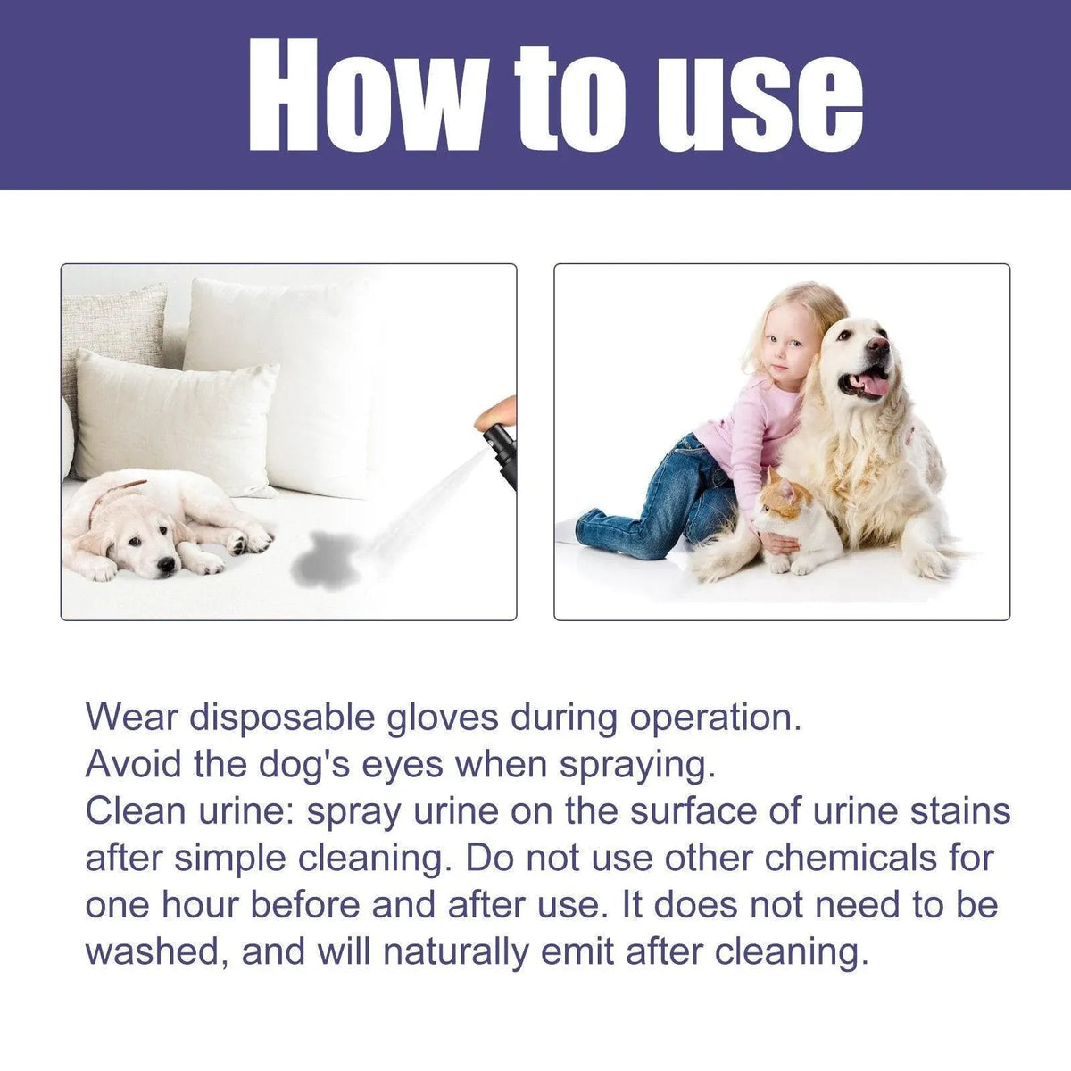 Pet Deodorising Spray for Bedding and Litter Areas, 60 ml