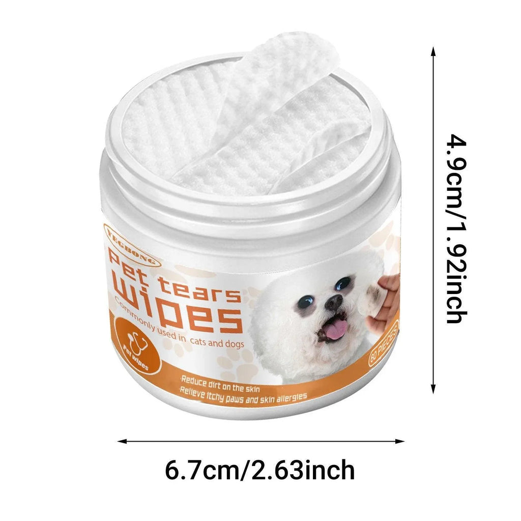 Pet Eye Cleaning Wipes, 60 Pack