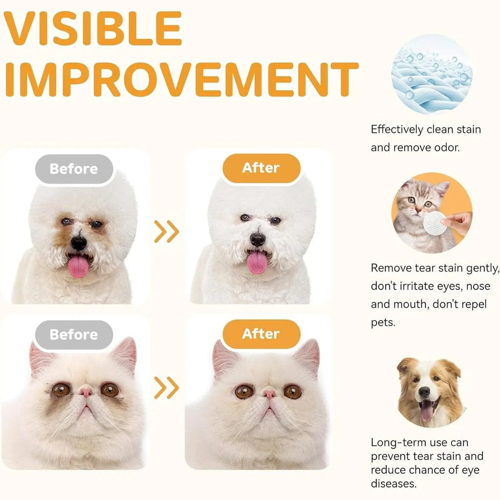 Pet Eye Cleaning Wipes, 60 Pack