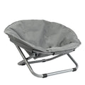 Folding Pet Bed Chair, Round, Grey