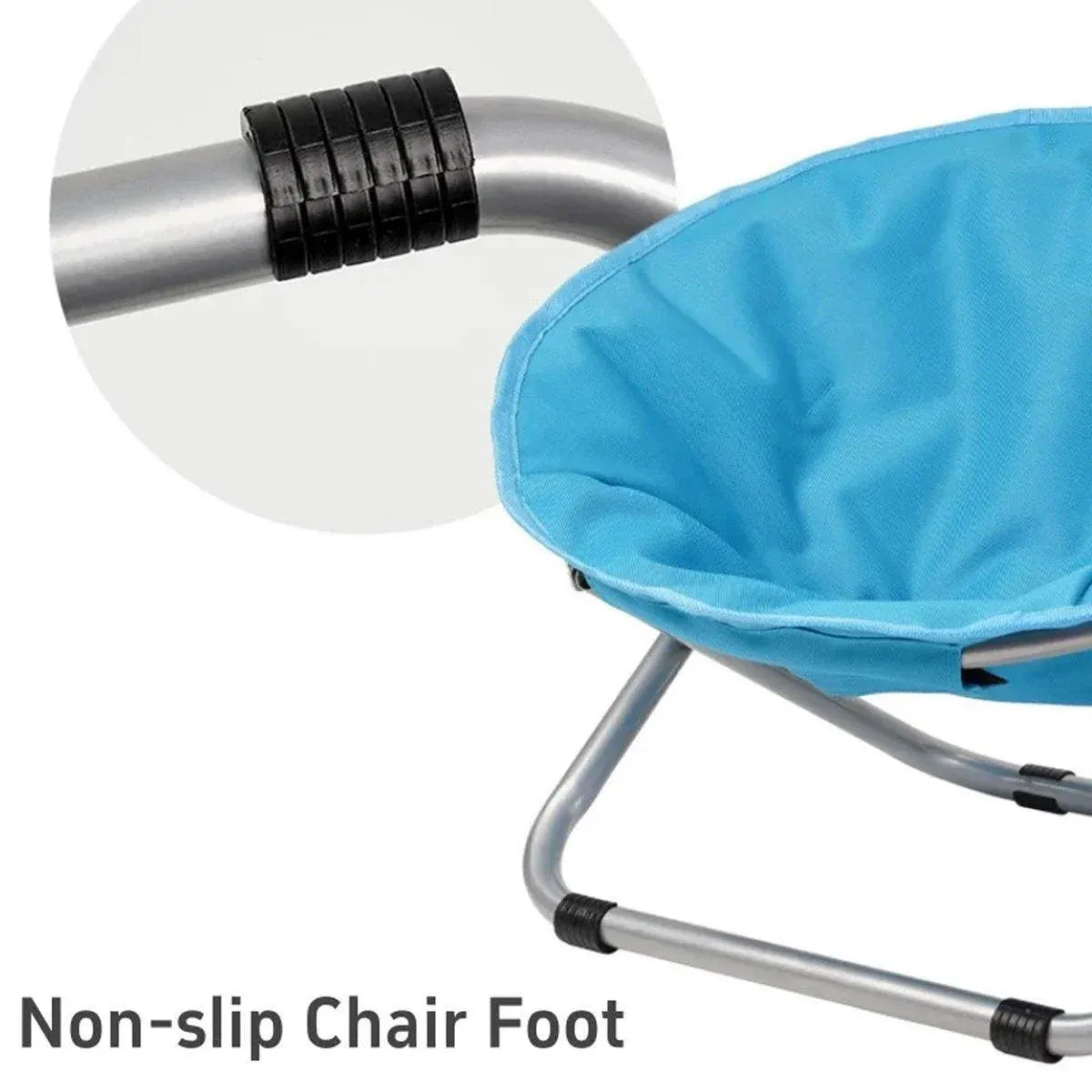Folding Pet Bed Chair, Round, Grey
